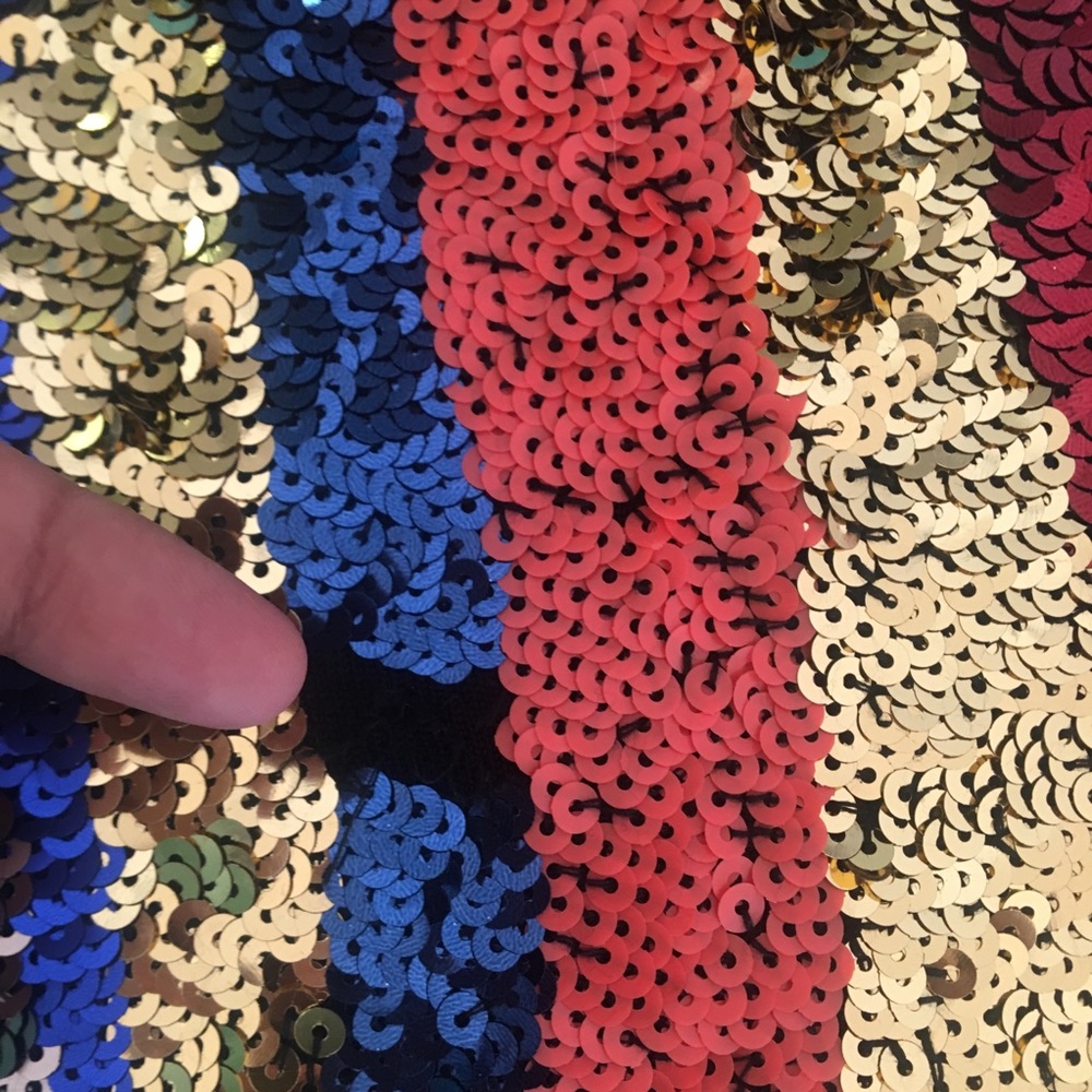 Zara multicolored sequin midi skirt - Picture 7 of 8